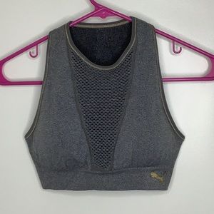 Gray Puma Sports Bra Size S